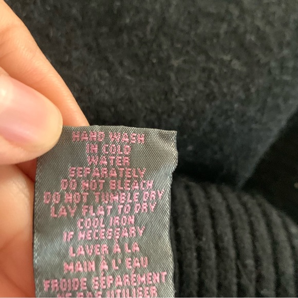 Metric Short Sleeve Scoop Neck Knit Tunic Top size Medium Black - Picture 8 of 10